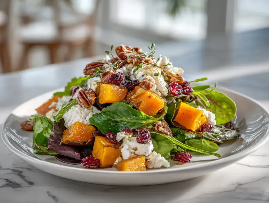 Winter Salad with Roasted Squash