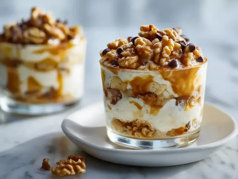 Easy apple walnut parfaits