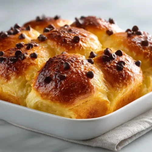 Easy brioche dinner rolls