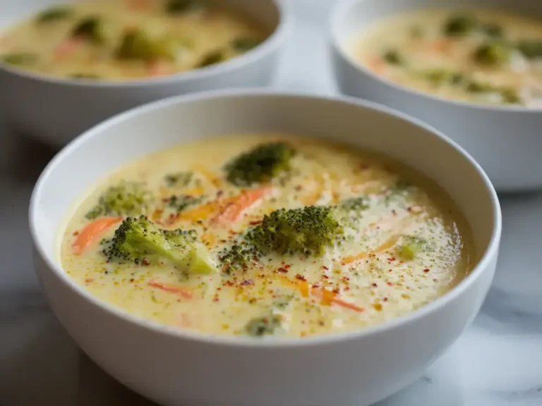 Easy broccoli cheddar soup