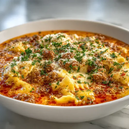 Easy easy lasagna soup recipe