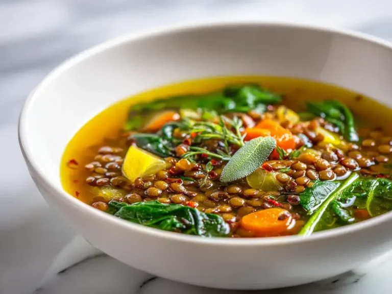 Easy easy lentil soup