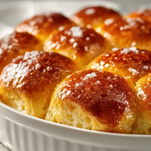 Easy no-knead dinner rolls