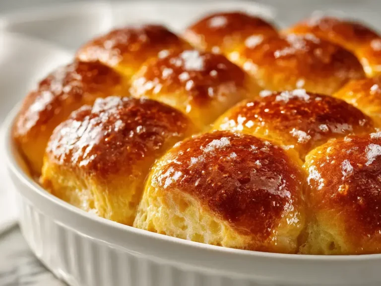 Easy no-knead dinner rolls