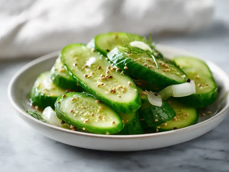 Easy pickled cucumber
