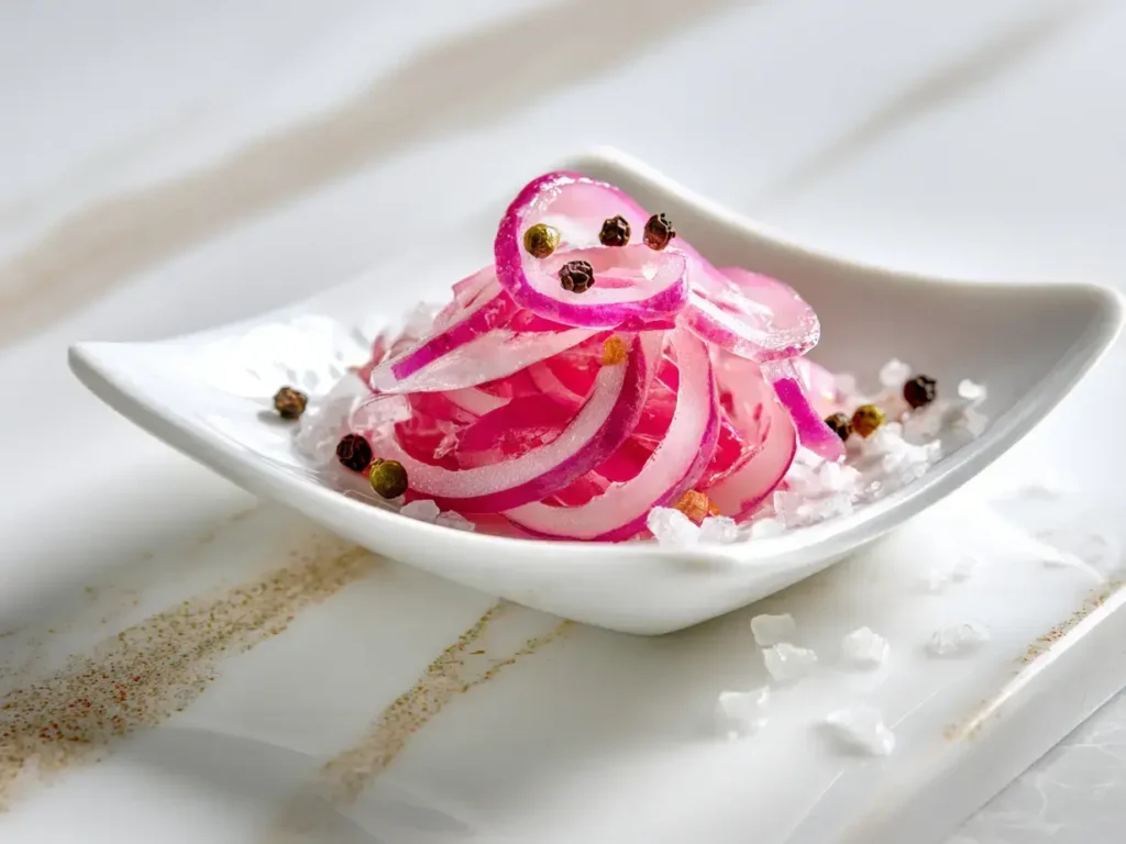 Easy quick pickled red onions