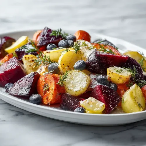 Easy roasted root vegetables