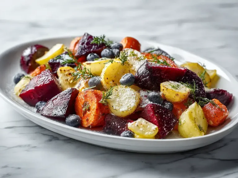 Easy roasted root vegetables