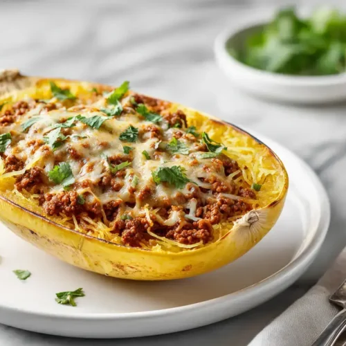 Easy roasted spaghetti squash