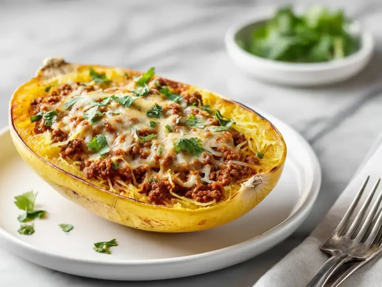 Easy roasted spaghetti squash