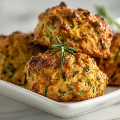Easy savory zucchini scones