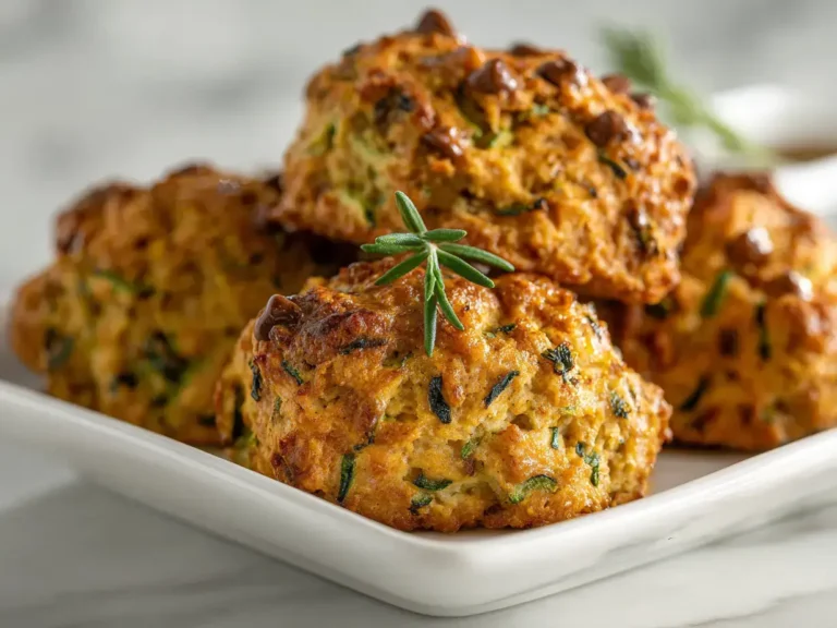 Easy savory zucchini scones