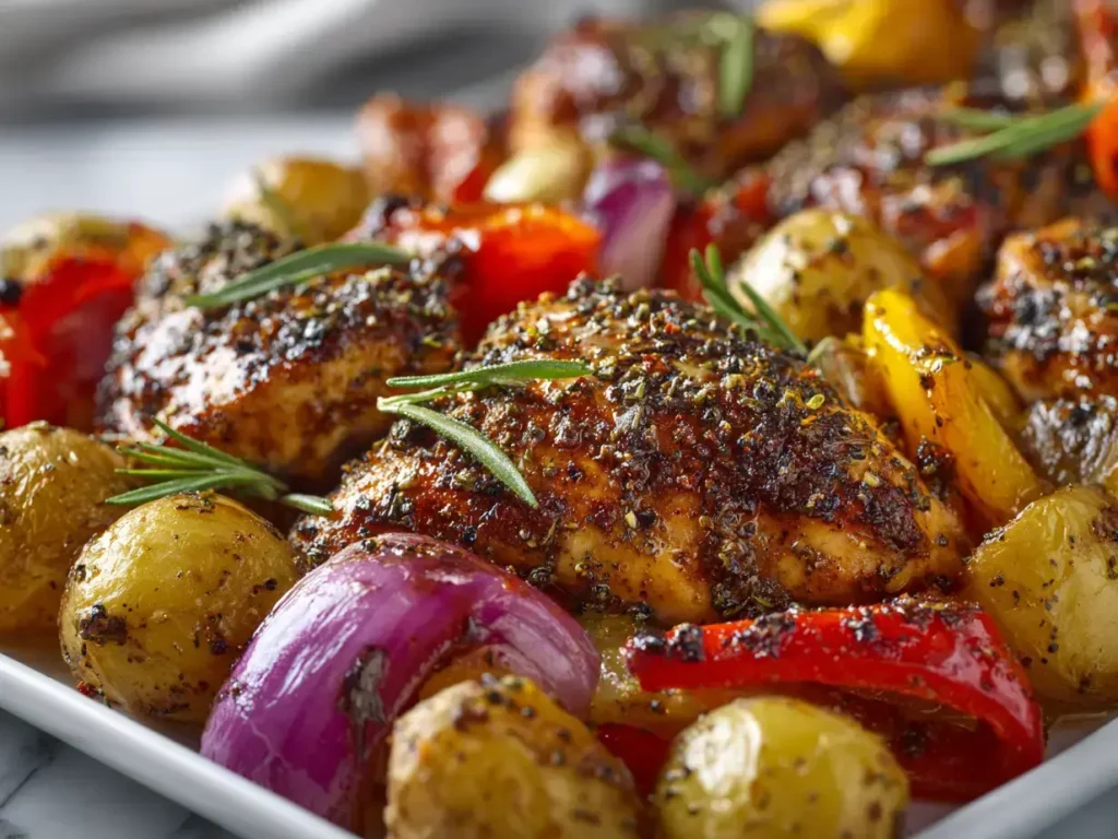 Easy sheet pan chicken