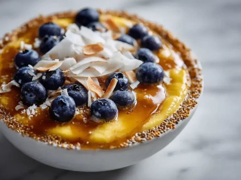 Easy tropical smoothie bowl
