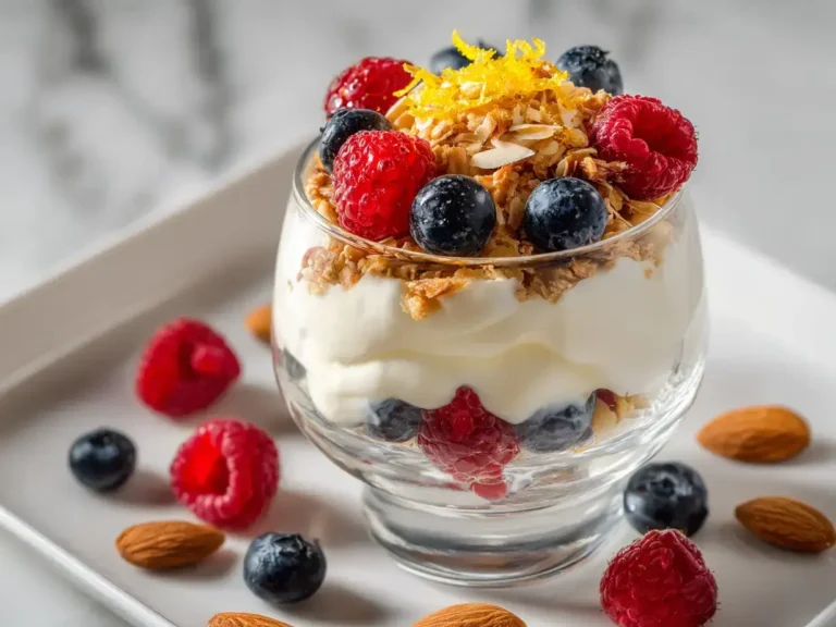 Easy vegan berry parfait
