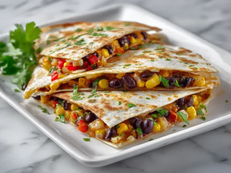 Easy vegan breakfast quesadilla