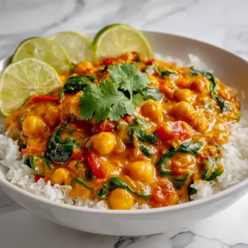 Easy vegan chickpea curry