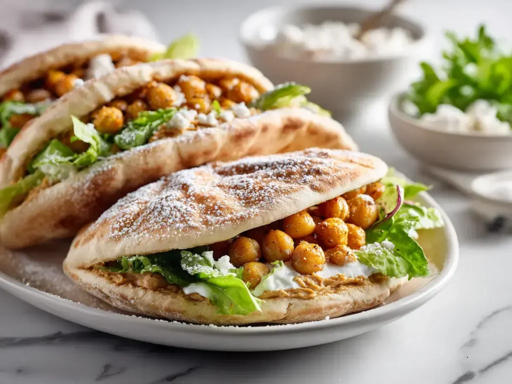 Easy Chickpea Pita Recipe