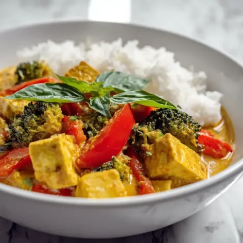 Easy vegan coconut curry
