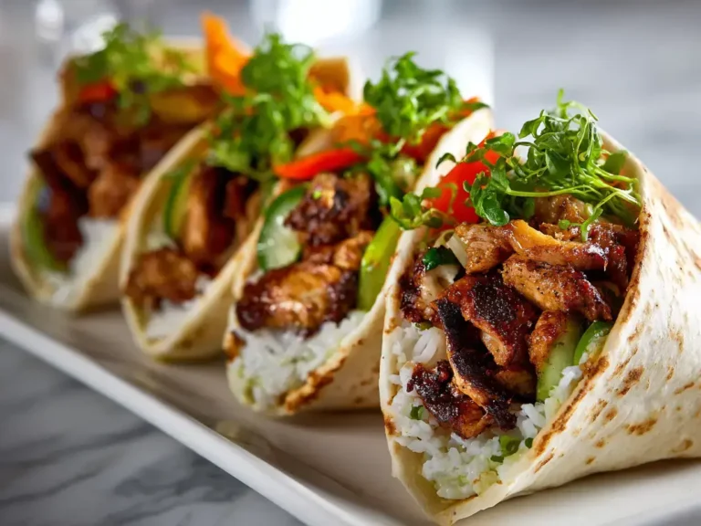 Easy vegan gyro wraps