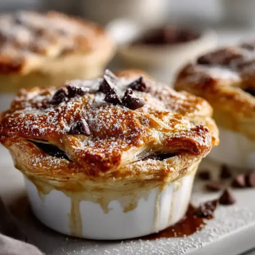 Easy vegan mini pot pies