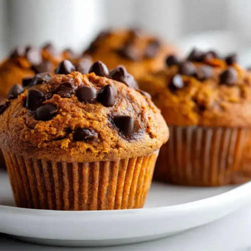 Easy vegan pumpkin muffins