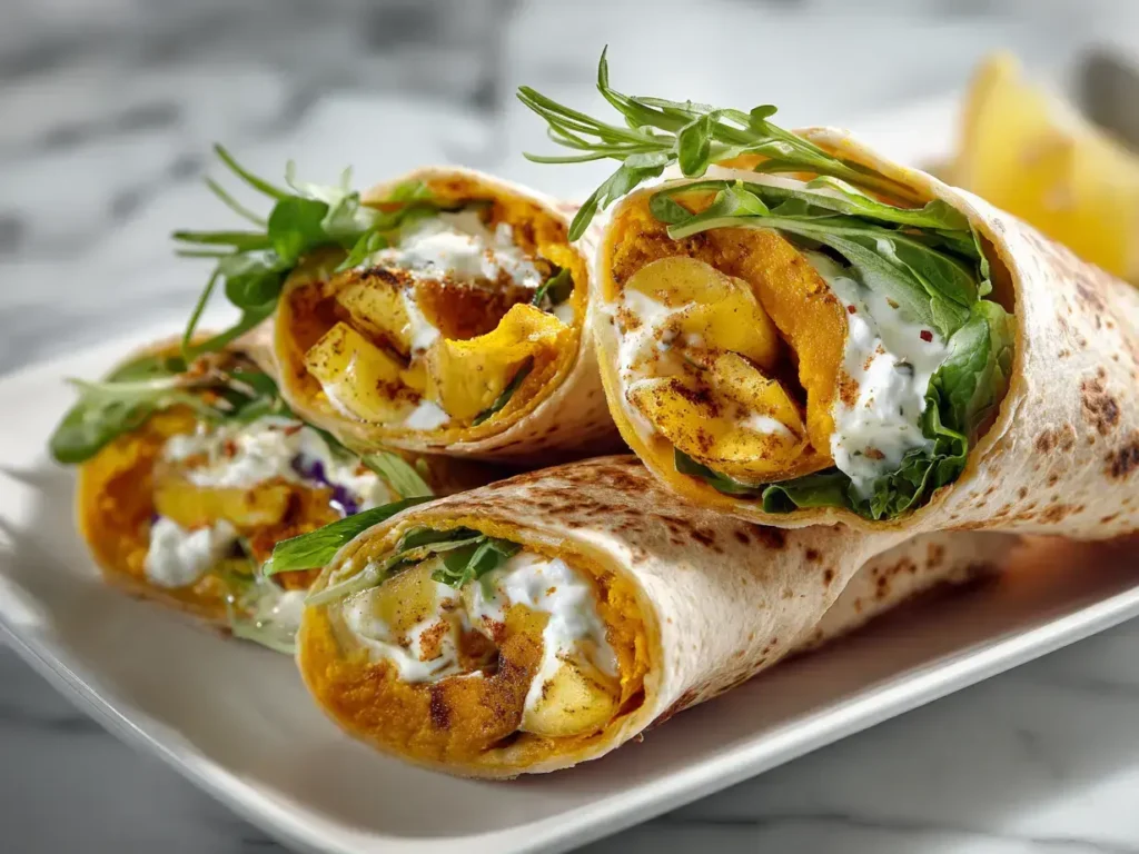Vegan Pumpkin Wraps