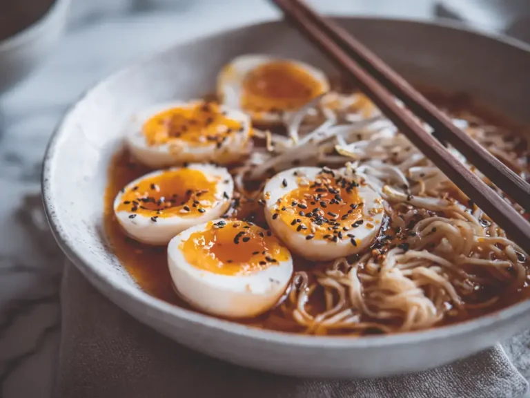 Easy vegan ramen eggs