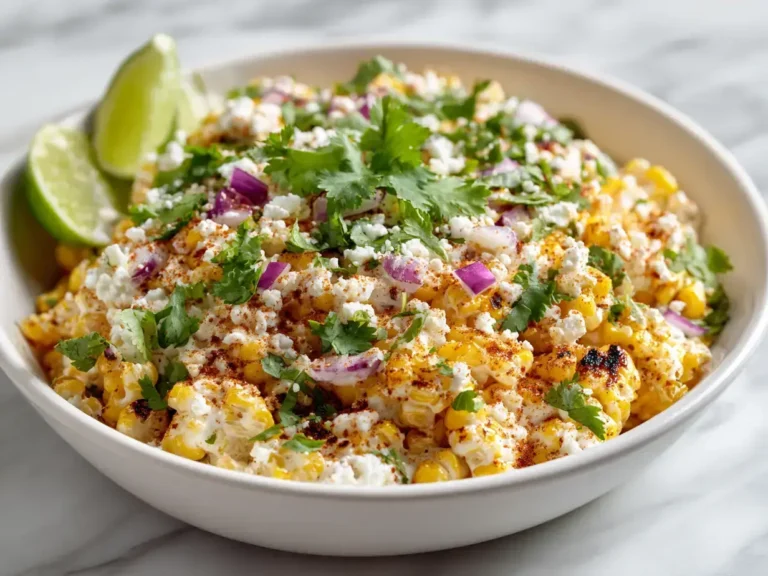 Easy vegan street corn cabbage