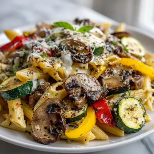 Easy veggie baked ziti