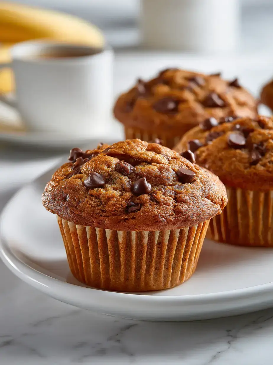 Cozy Serving of Banana Bread Muffins