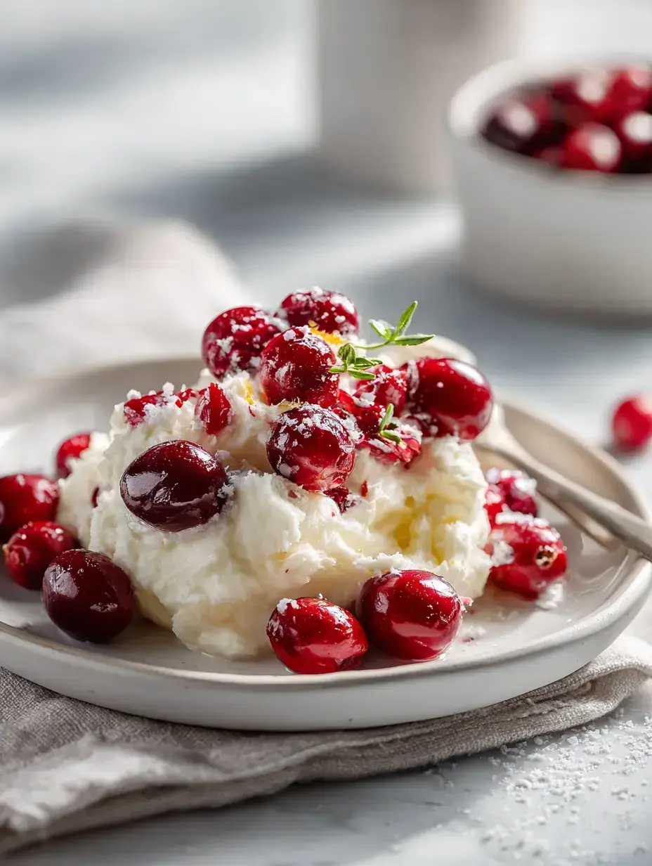 Christmas Cranberry Honey Butter serving presentation
