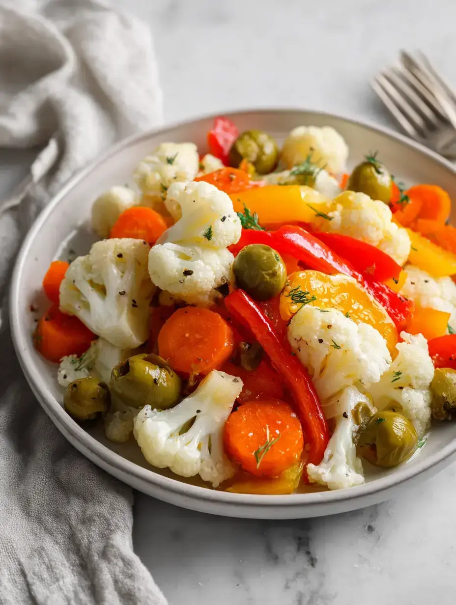 Cozy Serving of Giardiniera