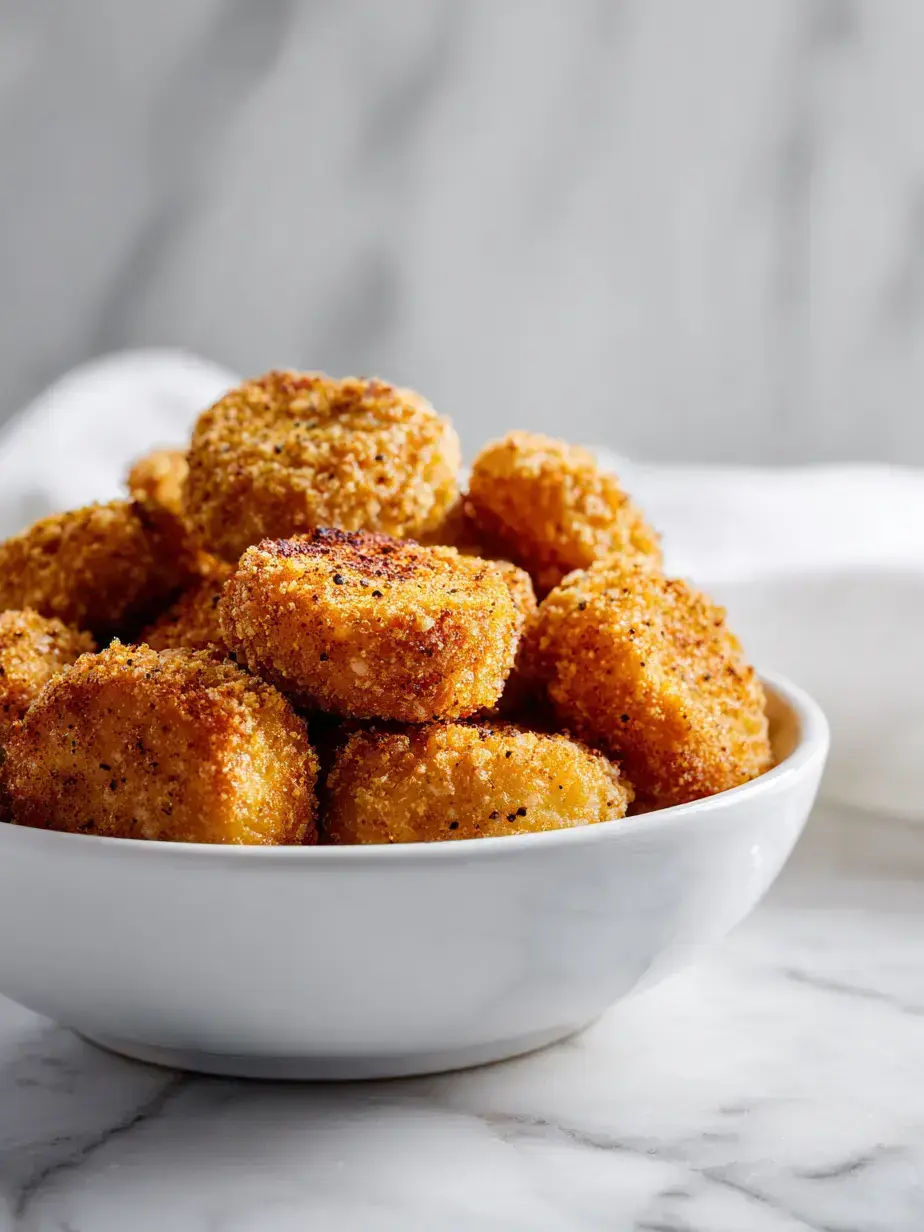 Cozy Serving of Healthy Chickpea Nuggets
