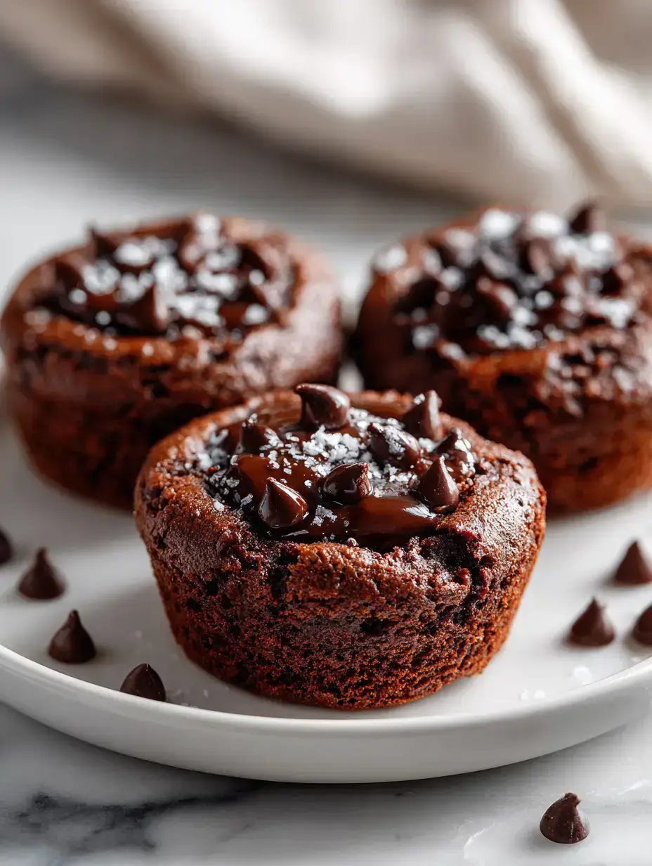 Letterbox Brownies serving presentation