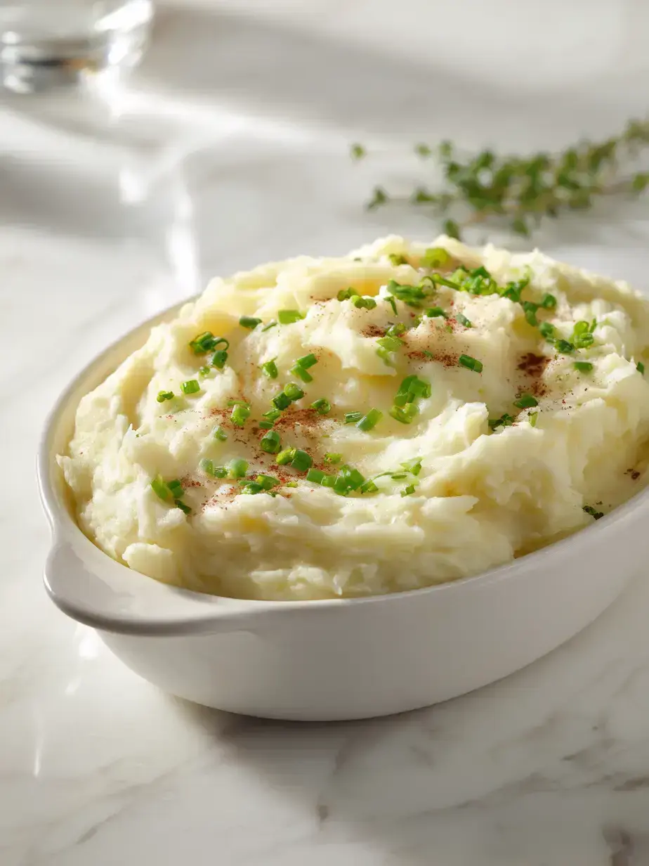 Cozy Serving of Loaded Mashed Potatoes