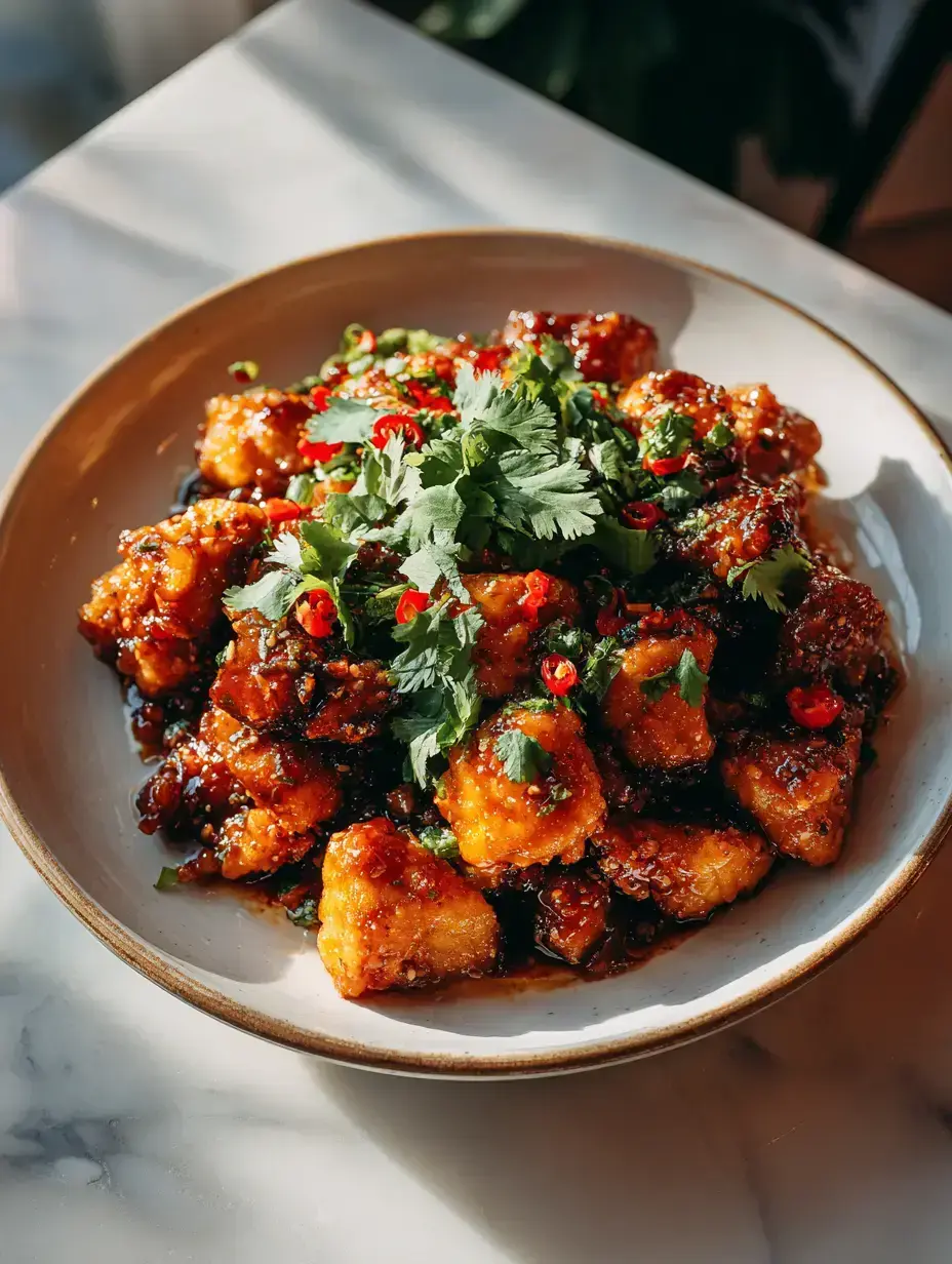 Cozy Serving of Sweet And Spicy Thai Chicken