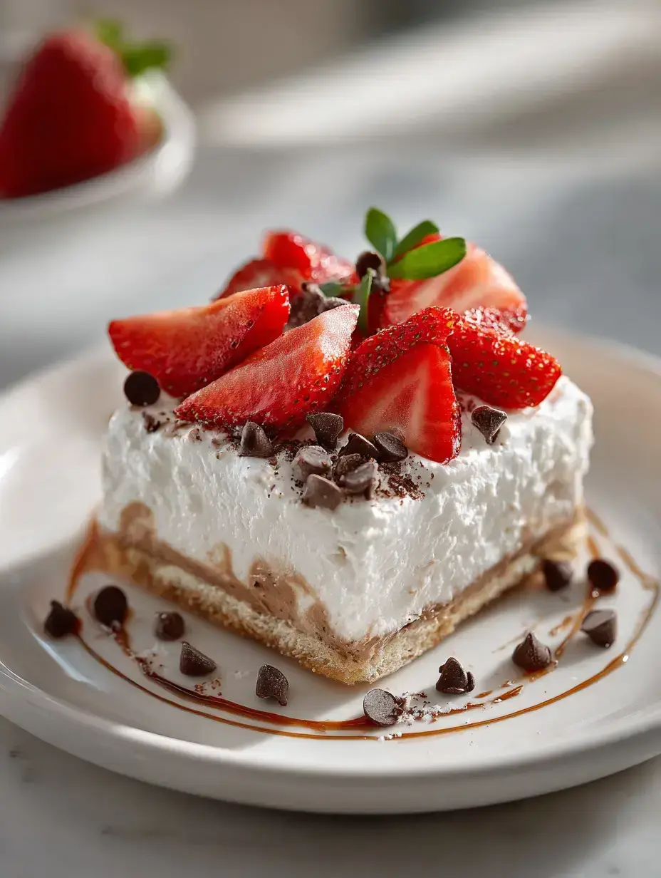 Sweet Valentine's Day Fluff serving presentation