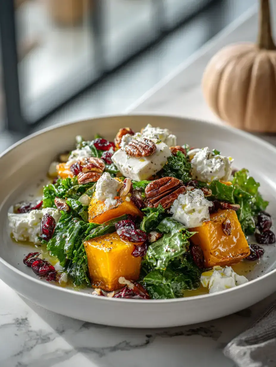 Winter Salad serving presentation