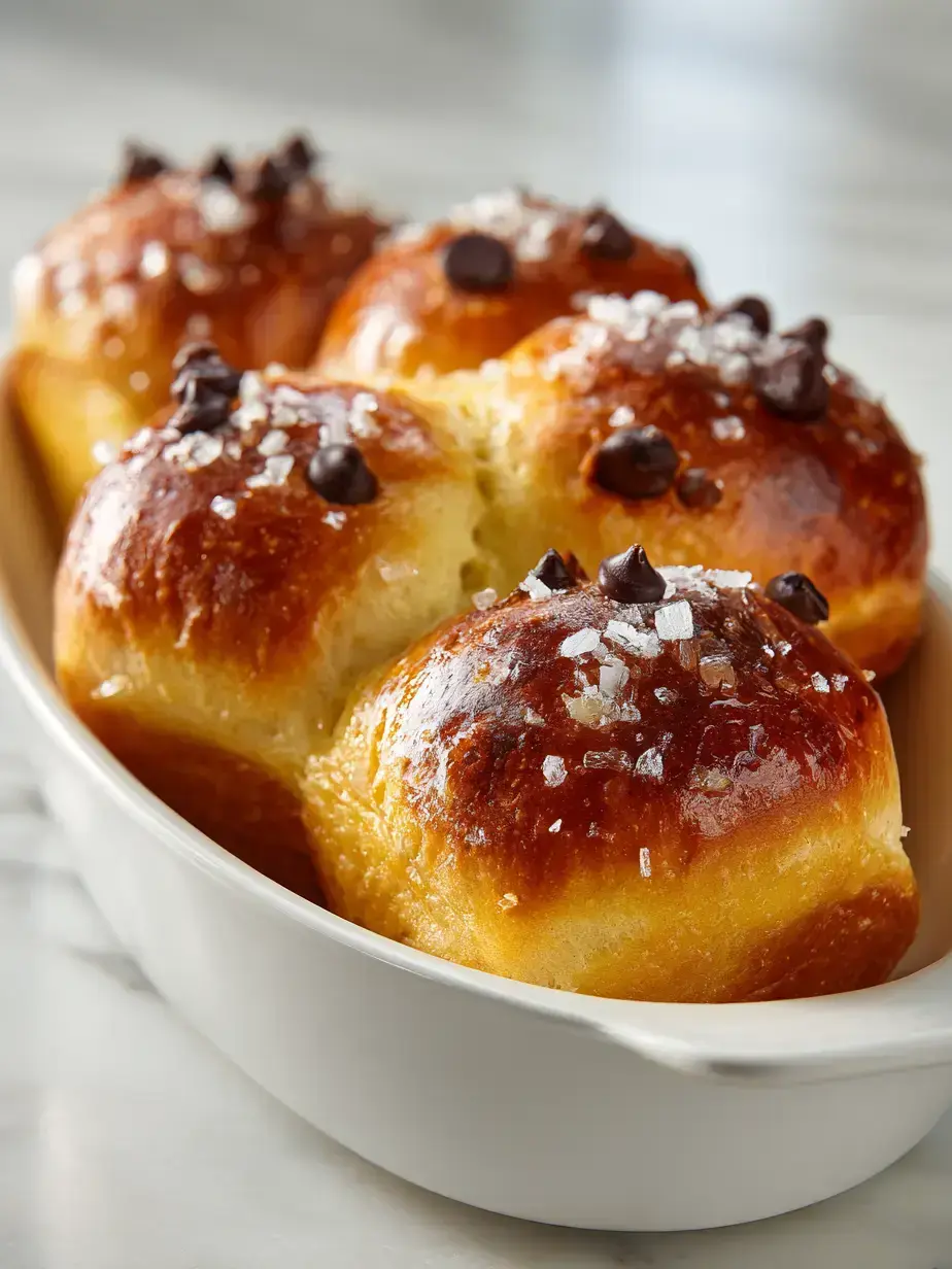 Cozy Serving of brioche dinner rolls