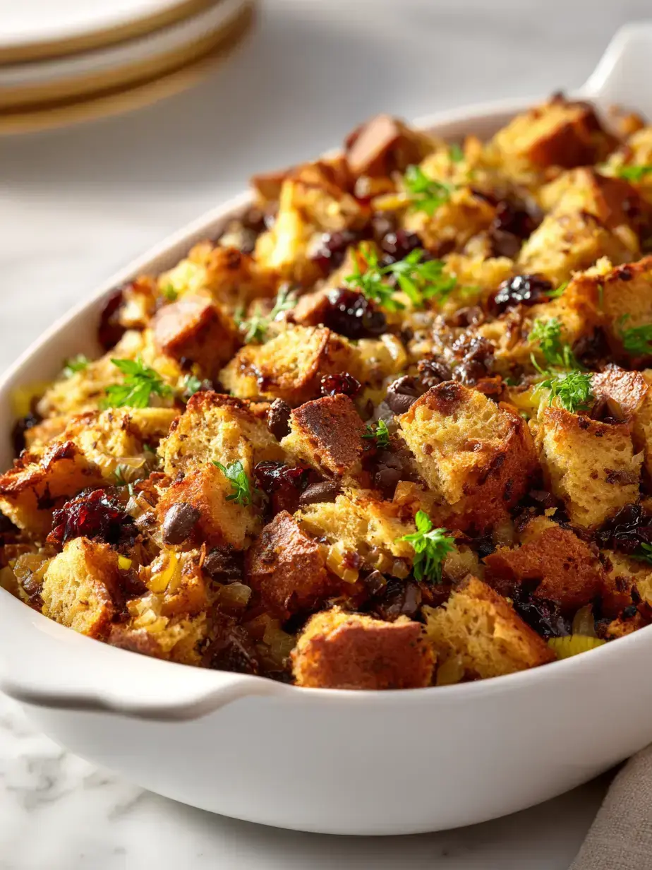 Cozy Serving of Cornbread Stuffing