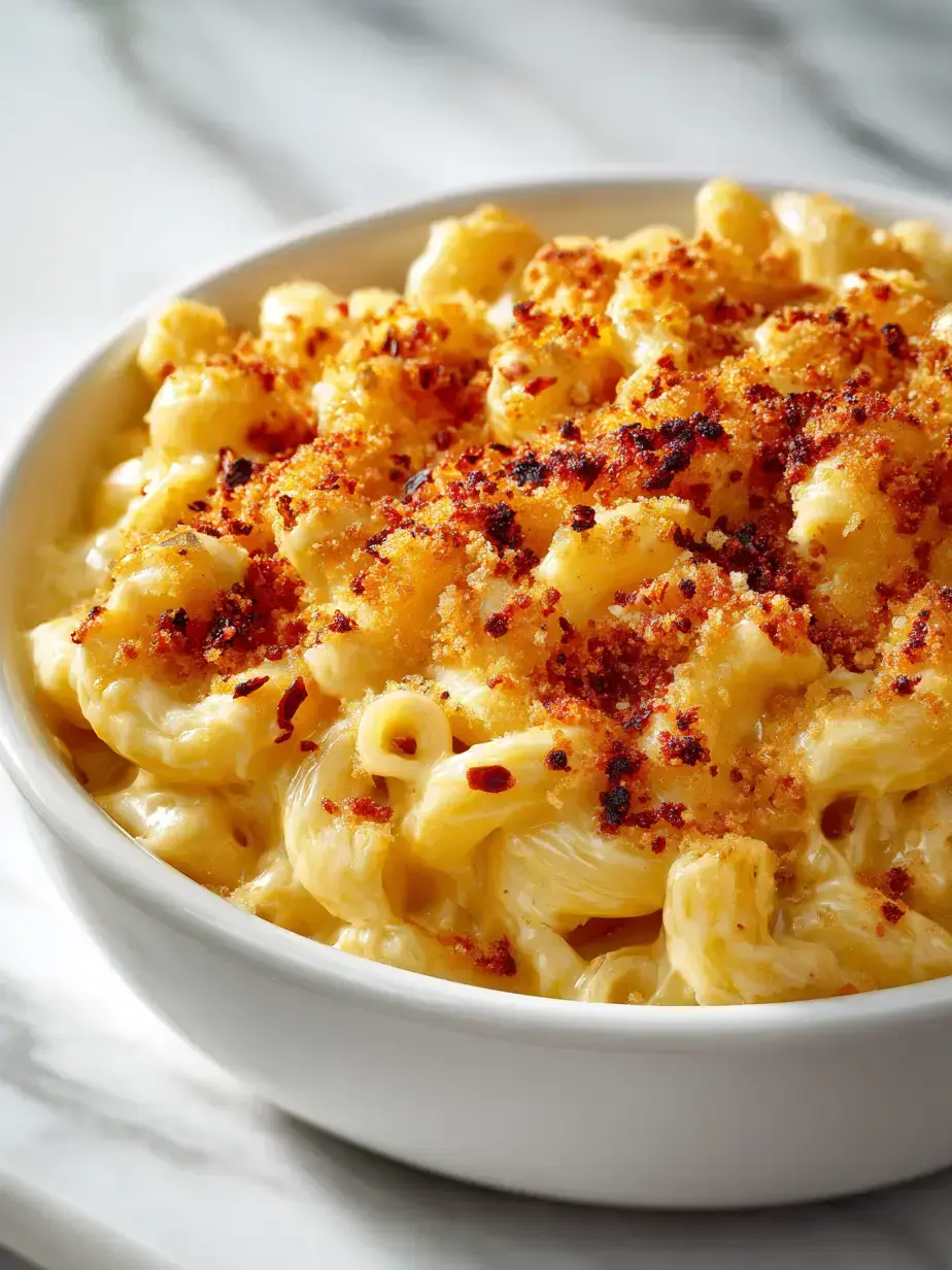 Cozy Serving of Creamy Macaroni and Cheese
