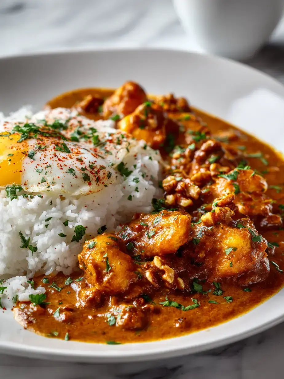 Cozy Serving of Favorite Chicken Curry