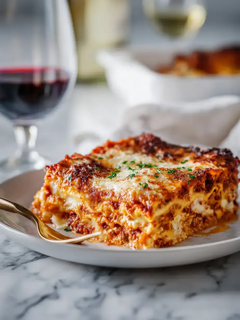 Cozy Serving of Healthy Lasagna