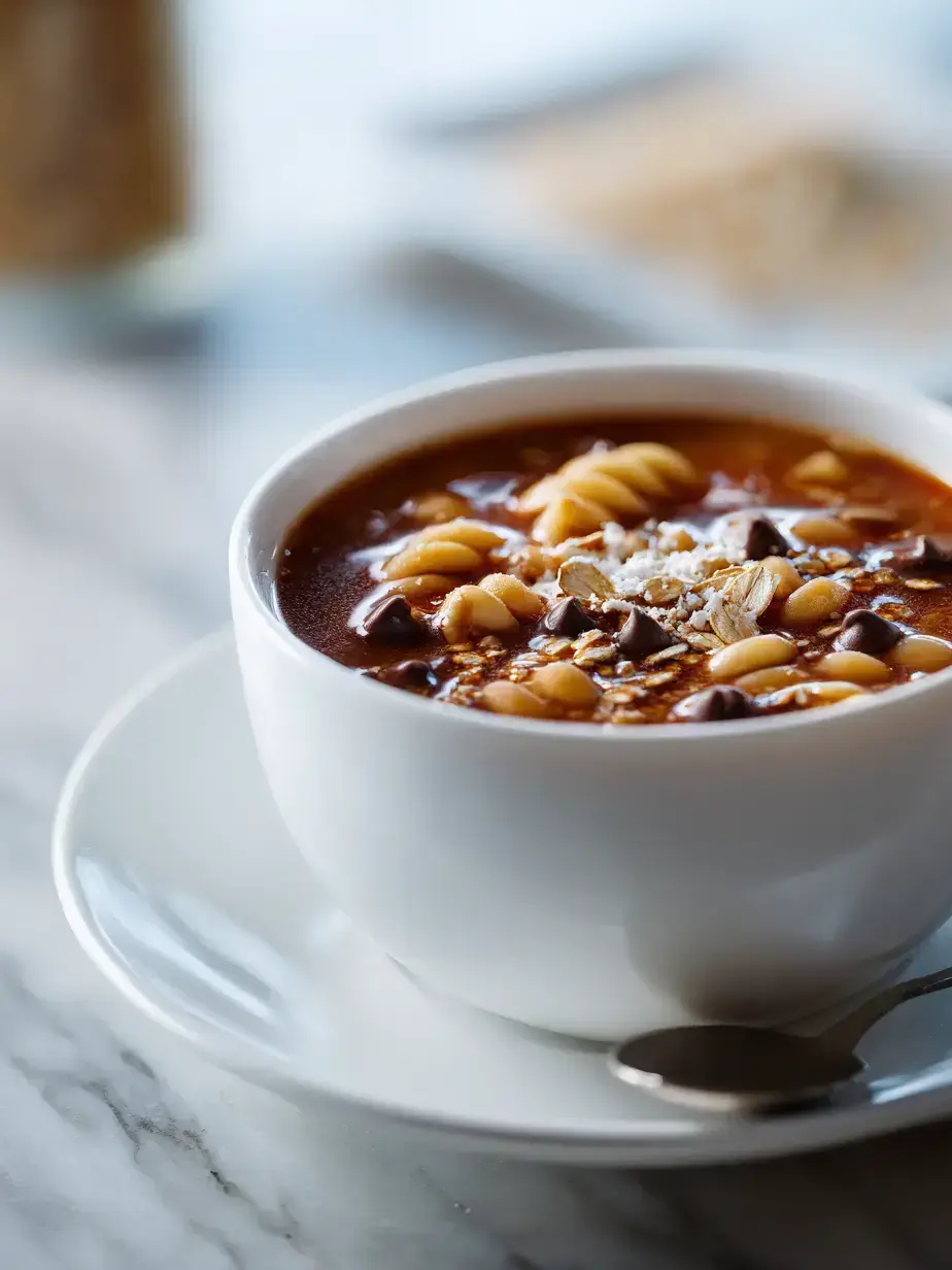 Cozy Serving of Hearty Italian Soup