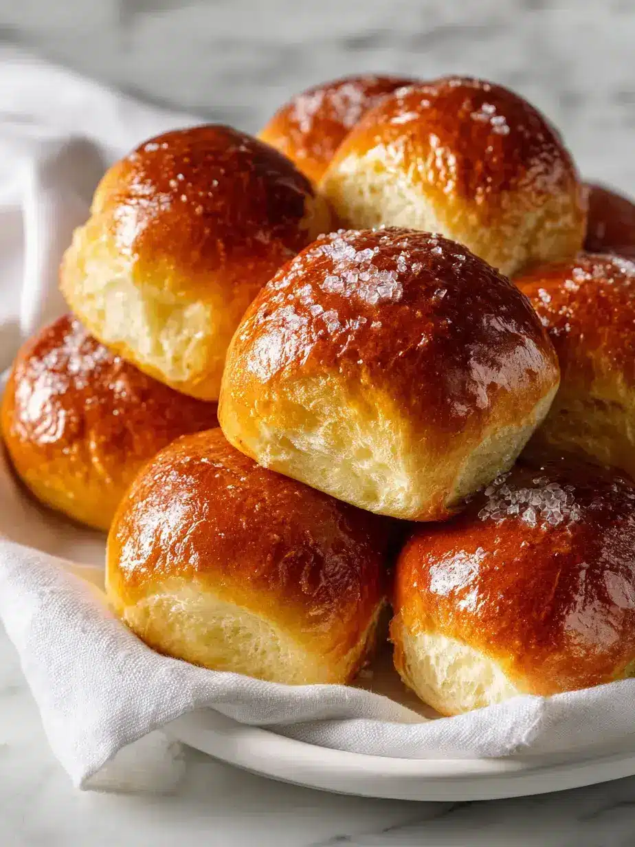 Cozy Serving of No-Knead Dinner Rolls