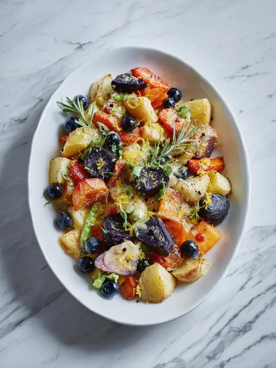 Serving Roasted Root Vegetables