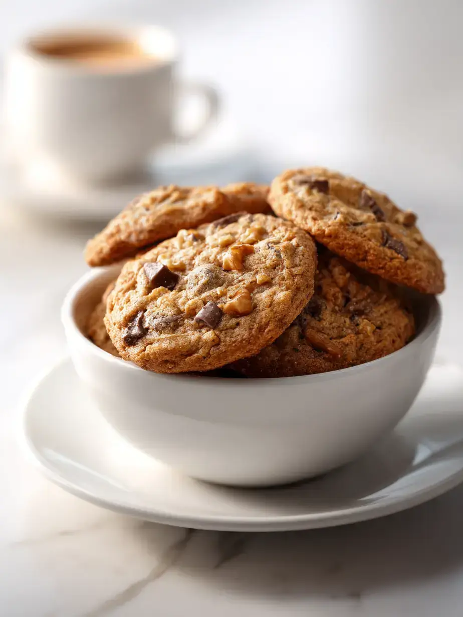 Cozy Serving of Spiced Chai Oatmeal Cookies