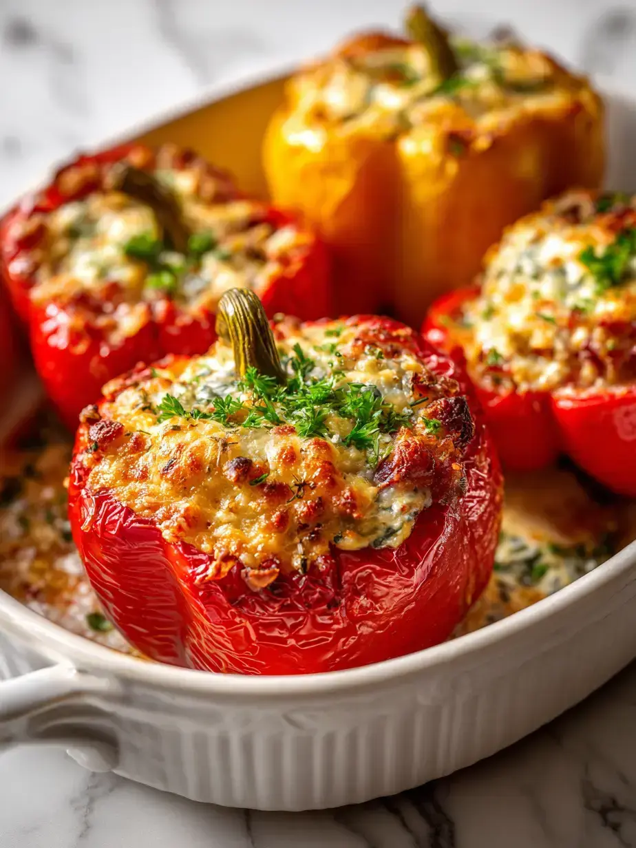 Cozy Serving of Stuffed Peppers