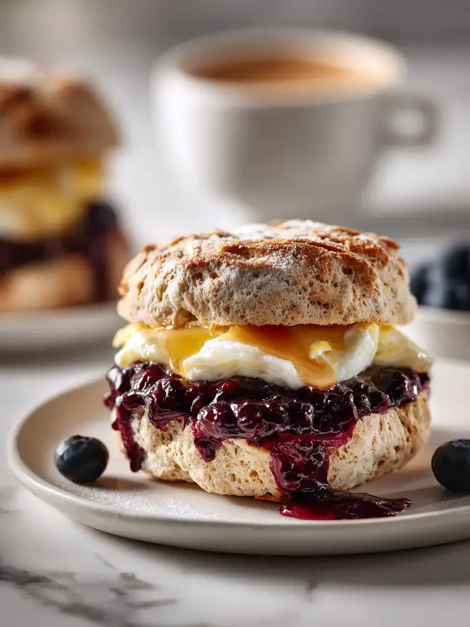 Cozy Serving of Vegan Breakfast Sandwiches